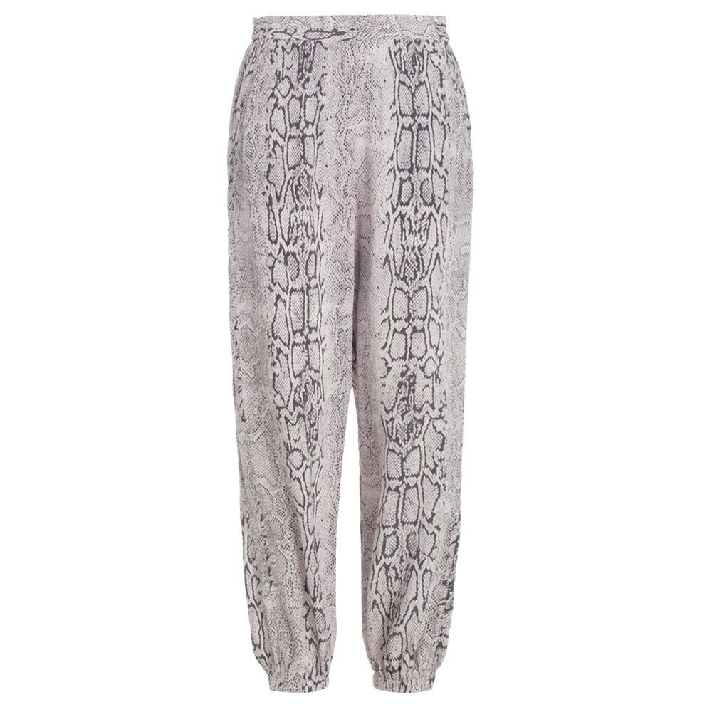 Zimmermann Silk Track Pants Size 1/US Small Snake Print 🐍